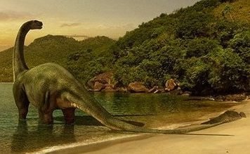 Огромный динозавр рапетозавр