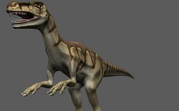 Динозавр Дейнонихус «Страшный коготь»